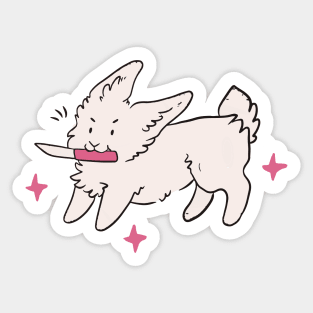 funny bunny Sticker